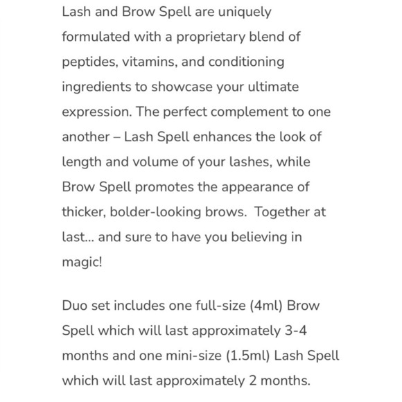 Lash spell spell duo enhancing lash & brow serum - Picture 2 of 5